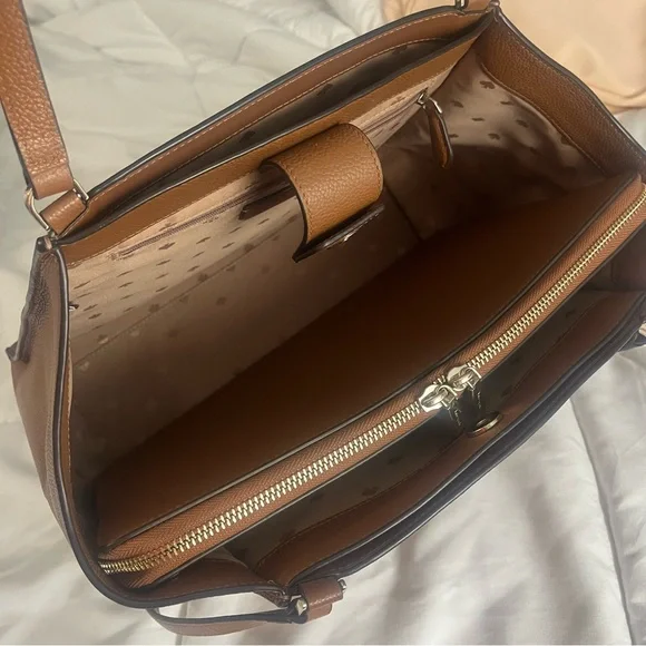 Kate Spade Brown Leather Tote - Picture 3 of 11